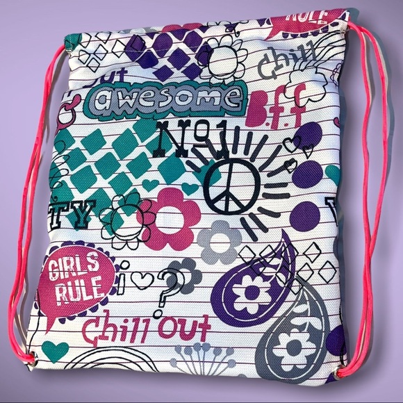 Handmade String Bag Durable Zipper Pocket Tote Backpack - Picture 16 of 16